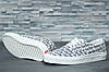 Жіночі кеди Vans Era x Fear Of God (в стилі Ванс Ера) білі з принтом, фото 5