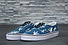 Жіночі кеди Vans Vault Era LX OG 'Palm Leaf' (в стилі Ванс Ера) сині з принтом, фото 4