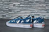 Жіночі кеди Vans Vault Era LX OG 'Palm Leaf' (в стилі Ванс Ера) сині з принтом, фото 6