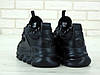Жіночі кросівки Versace Chain Reaction 2 Chainz (в стилі Версаче) чорні, текстиль, замш 38-39 розмір, фото 7