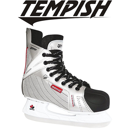 Ковзани хокейні льодові ковзани для гри в хокей Tempish VANCOUVER/40, сірий металік, фото 1