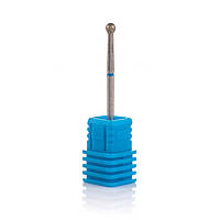 Фреза алмазная Nail Drill для обработки кутикулы "Шарик" - 001 030B диаметр 3 мм ( синяя насечка)
