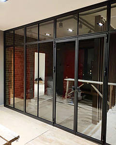 Скляні перегородки Лофт