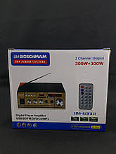 Інтегральний стерео підсилювач BM AUDIO BM-606BT FM USB