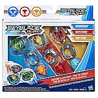 Набор волчков Атака Бейблэйд Вибух Одакс О2 и Волтраек V2 Beyblade Burst Apex Attack Pack