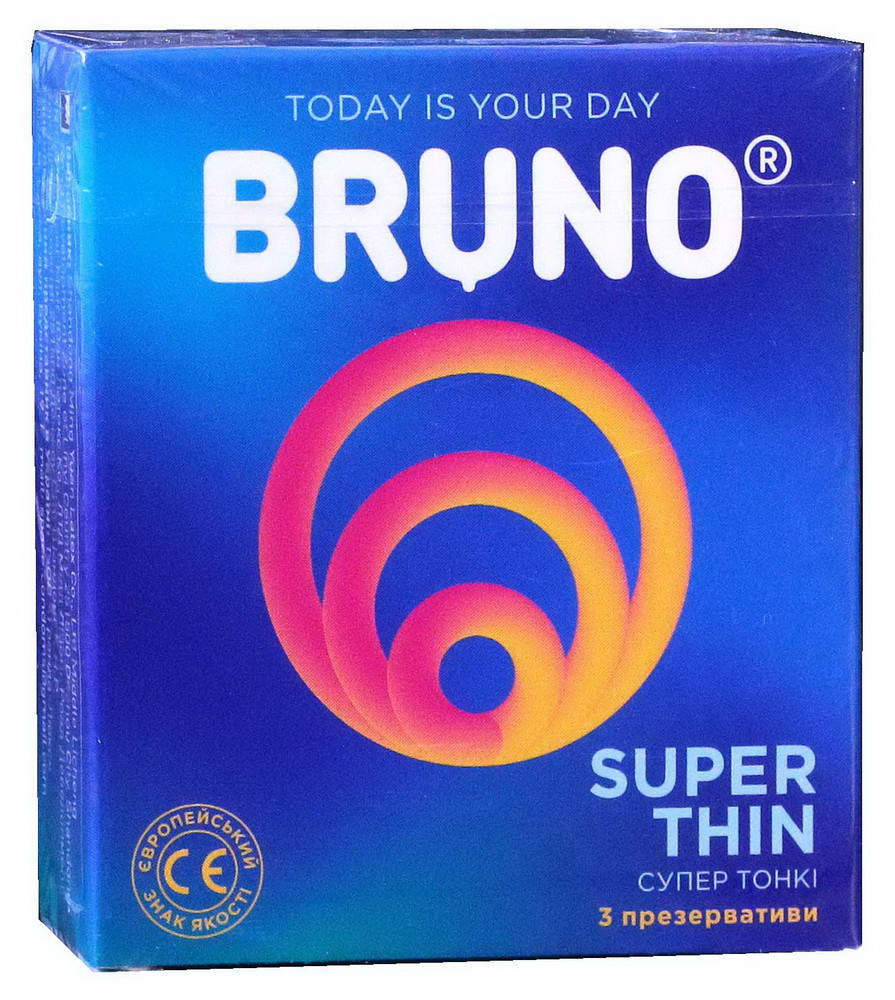 Презервативи BRUNO Super Thin №3 тонкі