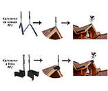 Флюгер Сімя слонів, Слони, флюгер на дах з металу 2 мм., фото 6