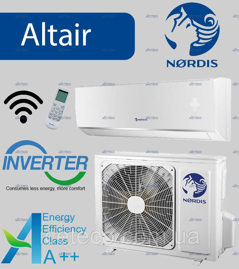 КОНДИЦІОНЕРИ ALTAIR NDI-A18TC1/ NDO-A18TC2 NORDIS, фото 1