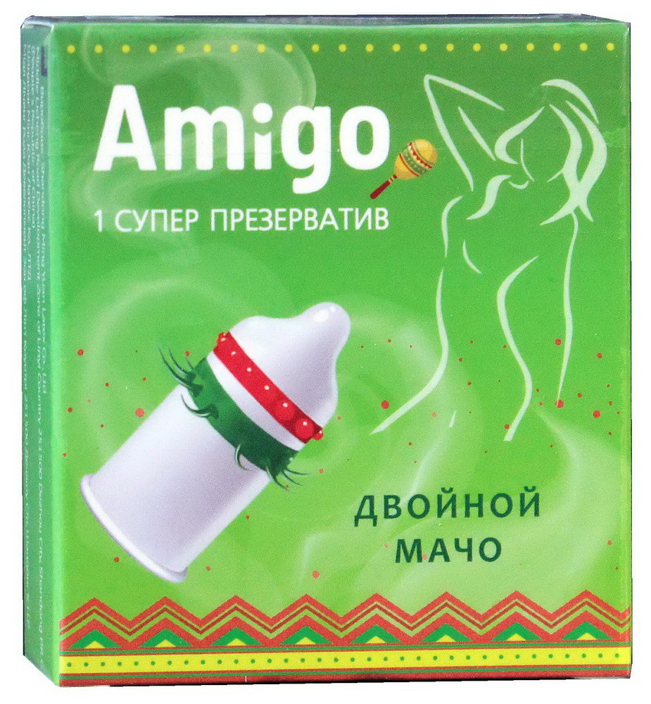 Презерватив Amigo "Подвійний мачо" №1