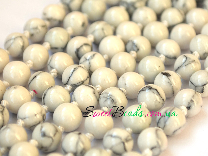 Кахолонг 6 мм, круглий 1 шт., фото 1