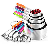 Набір кошлатих і мірних ложок Cooking House з неіржавкої сталі 10 шт.