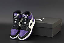 Чоловічі кросівки Air Jordan 1 Retro High Court Purple 555088-501, фото 5