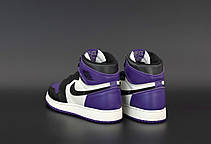 Чоловічі кросівки Air Jordan 1 Retro High Court Purple 555088-501, фото 6