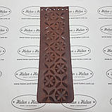 Клапан вузький для сумки з тисненням "Орнамент", фото 3