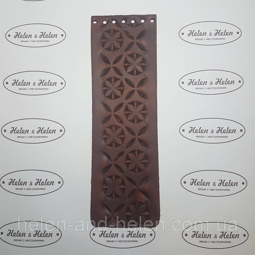 Клапан вузький для сумки з тисненням "Орнамент", фото 1