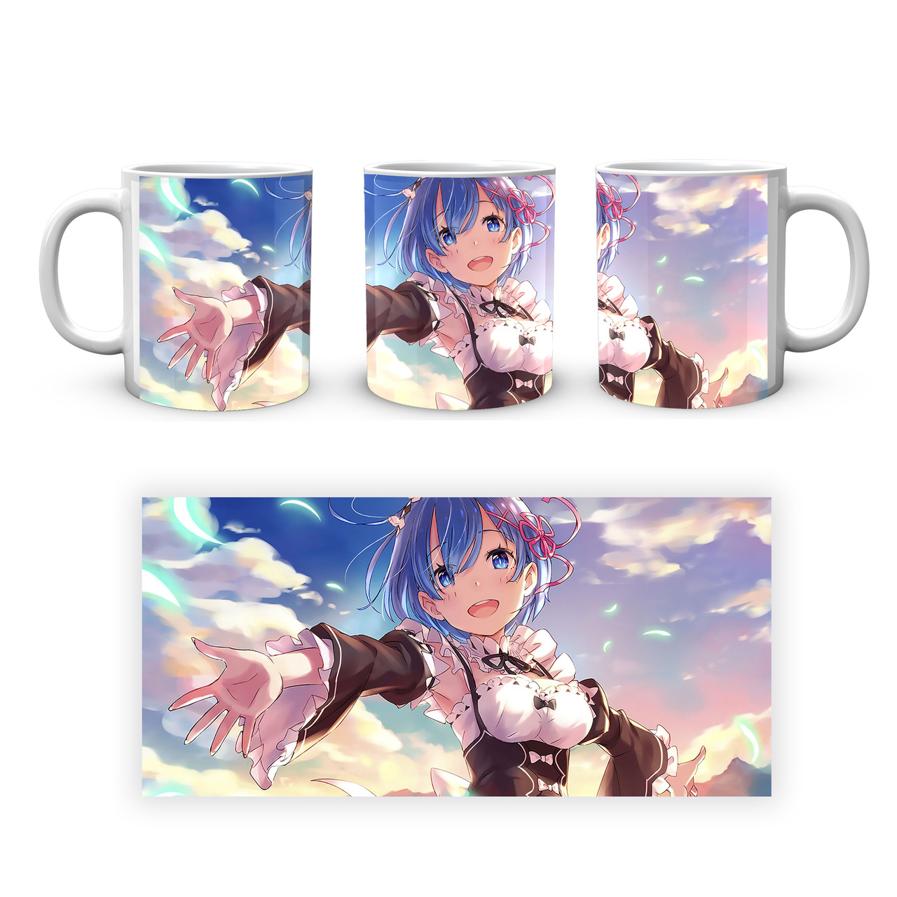 Кружка GeekLand Re:Zero. Життя з нуля в альтернативному світі Рем Світанок RZ.02.356, фото 1