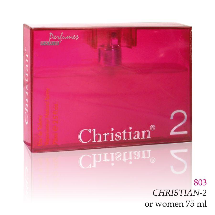 803 CHRISTIAN-2 Christian for women 75 ml