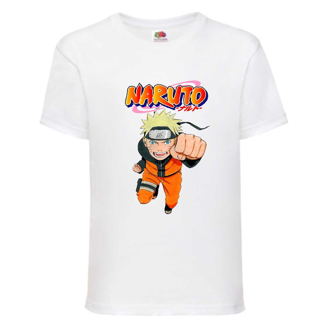 Футболка Naruto (Naruto - 007) біла 104-116-128-140-152-164 розмір