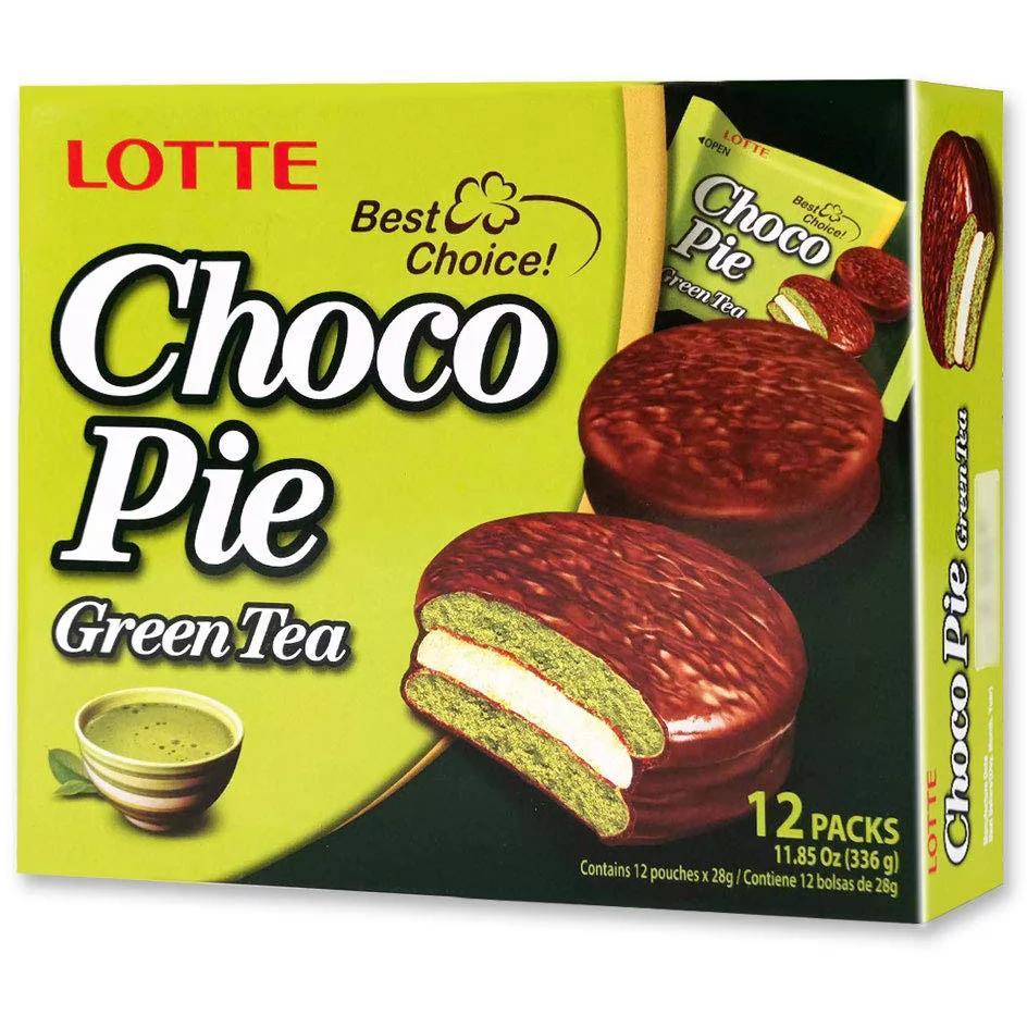 Десерт Choco Pie Green Tea 12 packs 336g
