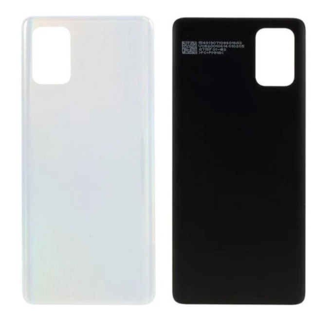 Задня кришка для Samsung A715F Galaxy A71, срібляста, оригінал, фото 1