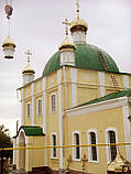 Купол церкви "золотий" 50 см з білим барабаном, фото 2