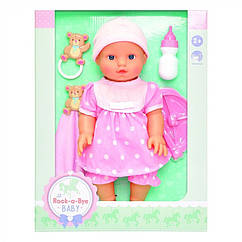 Лялька пупс Lotus Onda вінілова з аксесуарами, 36 см