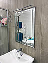 Дзеркало для ванної кімнати з підсвічуванням Metallic 70*50см, фото 2