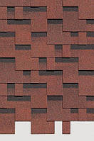 Бітумова черепиця Docke Pie Серія Standart Тетріс червоний