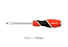 Викрутка ударна YATO плоска l=100 мм шліц - 6 мм