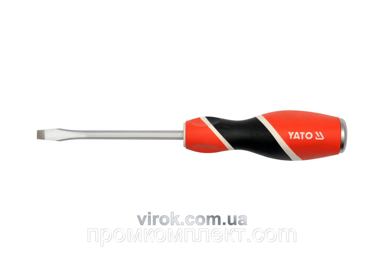 Викрутка ударна YATO з плоским шліцом l=200 мм шліц - 6 мм