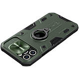 Захисний чохол Nillkin для iPhone 12 Pro Max (6.7 ") CamShield Armor Case Green з захистом камери, фото 6