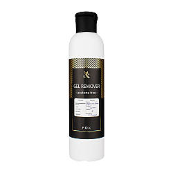 Засіб для зняття гель-лаку F. O. X Gel remover ACETONE-FREE 200 мл (без ацетону)