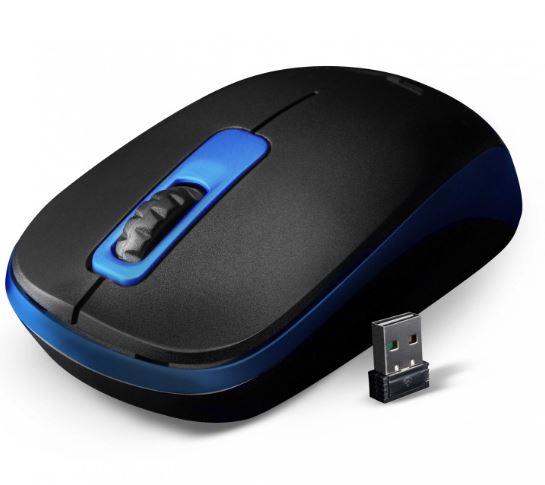 Миша комп'ютерна бездротова Frime FWMO-220BDB (1200dpi) Black / blue