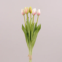 Букет Тюльпанів з латексу рожевий, 7 шт