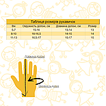 Водовідштовхувальні дитячі (підліткові) лижні рукавички, розмір 14, синій, плащівка, фліс (516932), фото 3