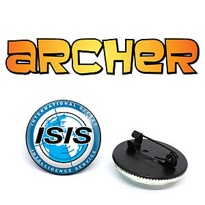 Значок Спецагент Арчер "Isis" / Archer