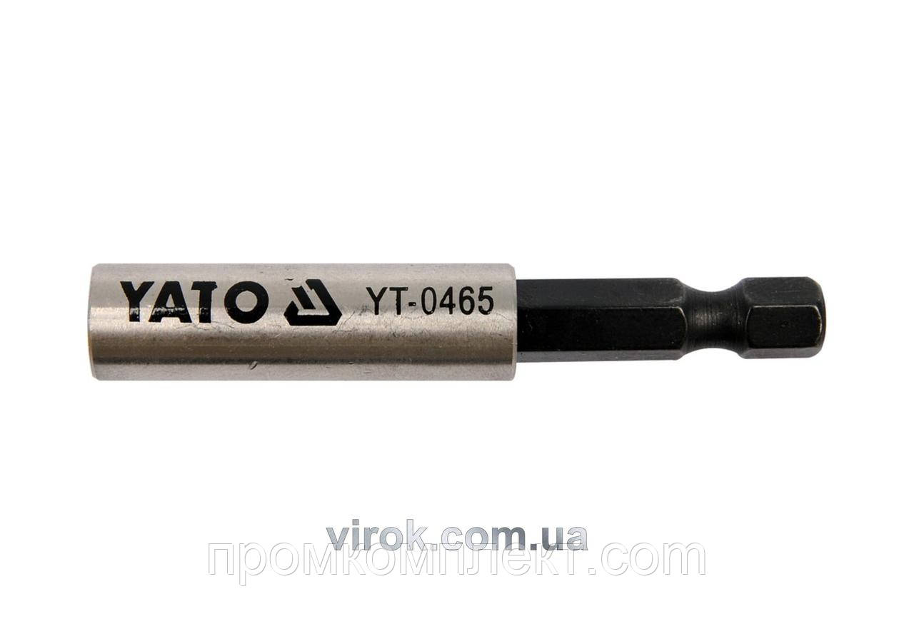 Тримач магнітний YATO на кв. 1/4" l=60 мм