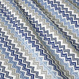 Римська штора тканина з тефлоновим просоченням Туреччина візерунок бежевого червоного і блакитного кольору 071294v1 з доставкою, фото 2