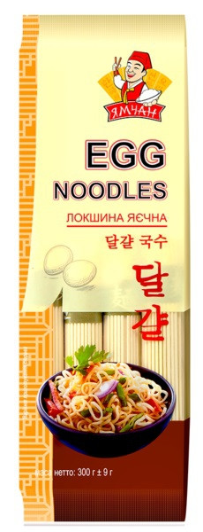 Локшина яєчна EGG noodles Ямчан 300г, 24шт/ящ