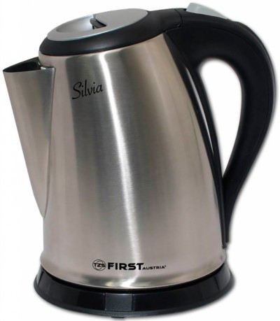 Електрочайник First FA-5410 Steel/Black