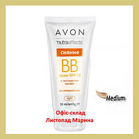 ТОНАЛЬНЫЙ КРЕМ ВВ «СИЯНИЕ» SPF15 AVON NUTRA EFFECTS 30 МЛ, Medium / Кремовый