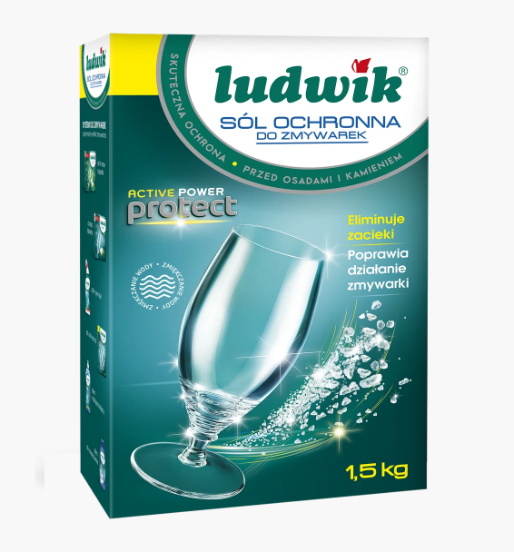 Сіль для посудомийних машин Ludwik Регенеруюча 1.5 кг