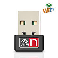 WiFi USB адаптер для ПК 150 Мбит/с | Wireless USB adapter приемник сетевая карта ЮСБ с драйвером