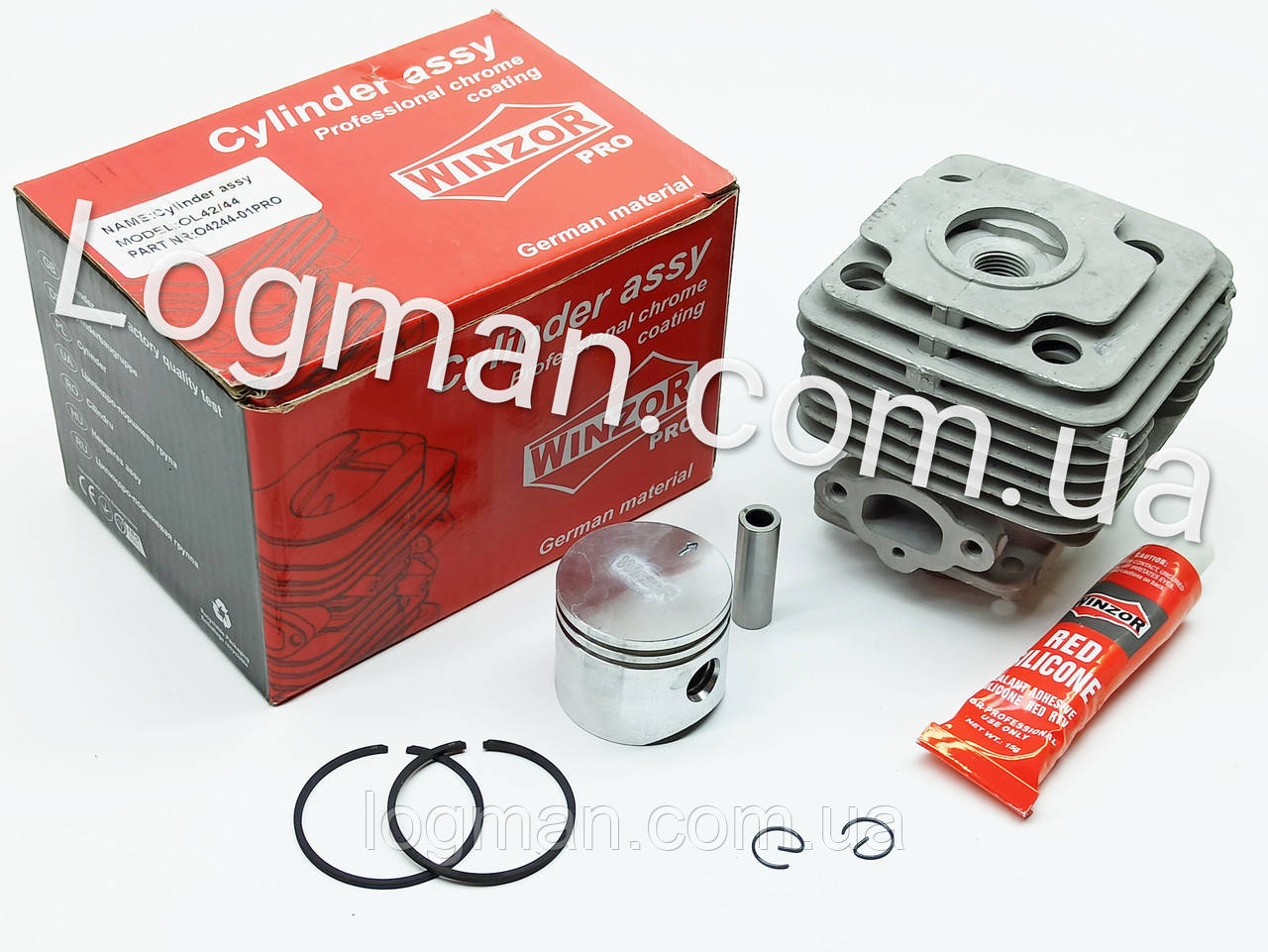 Двигун для мотокоси Efco Stark 37,38,42,44,741 на бензокосу Ефко/Ефко Winzor Pro Seria, фото 1