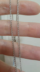 Срібний ланцюжок подвійний ромб