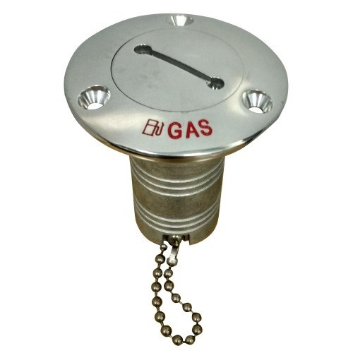 Горловина бака паливна в човен і катер GAS Attwood 38 мм нержавіюча сталь з ущільнювальним кільцем і ключем 66060-1, фото 1