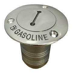 Горловина бака паливна в човен і катер "GASOLINE" 50 мм нержавіюча сталь Attwood