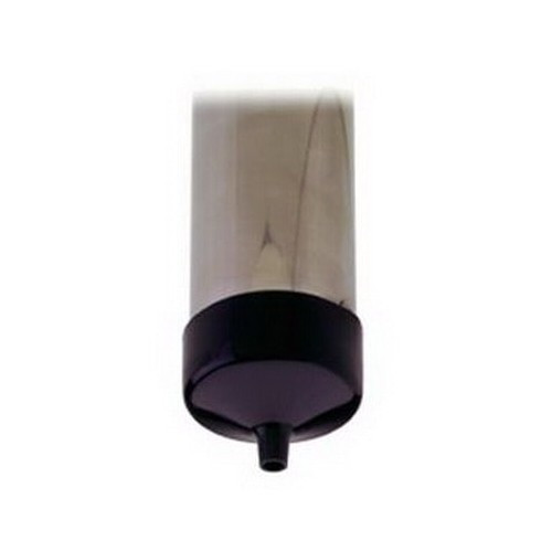 Кришка дренажна тримача вудки в човен ПВХ чорна Attwood з конектором для шланга 6.4 мм діаметр 51 мм м'який ПВХ, фото 1