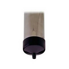 Кришка дренажна тримача вудки в човен ПВХ чорна Attwood з конектором для шланга 6.4 мм діаметр 51 мм м'який ПВХ