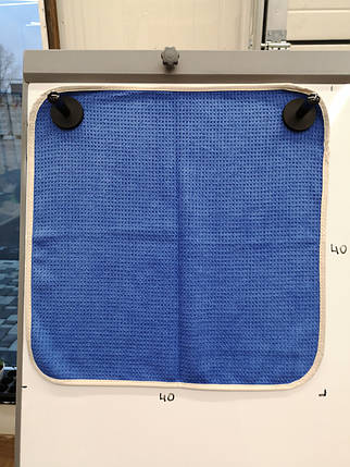 Вафельний мікрофібровий рушник - Autofiber No Streak Freak 40x40 см. 400 gsm синій (TW405NBM16-3 ), фото 2